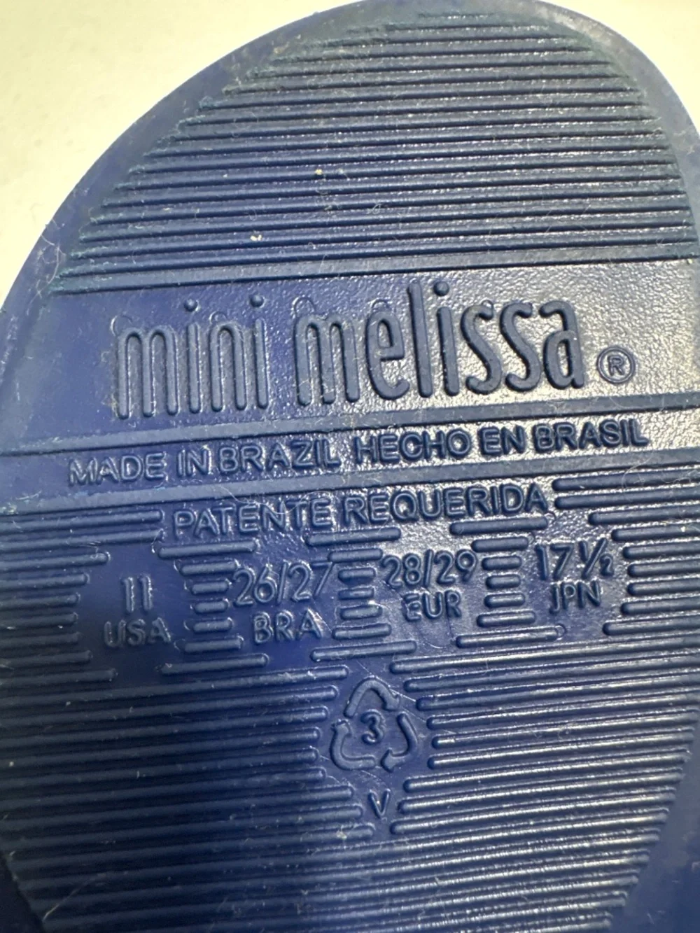 Mini Melissa Ultragirl Sweet Dreams Mary Jane shoes Blue stars and moons Size 11
